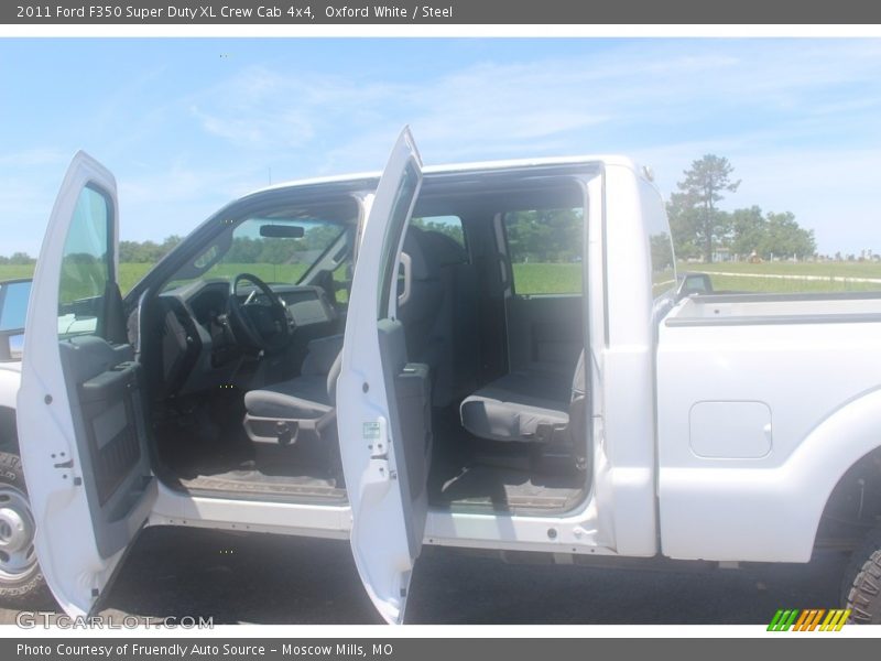 Oxford White / Steel 2011 Ford F350 Super Duty XL Crew Cab 4x4