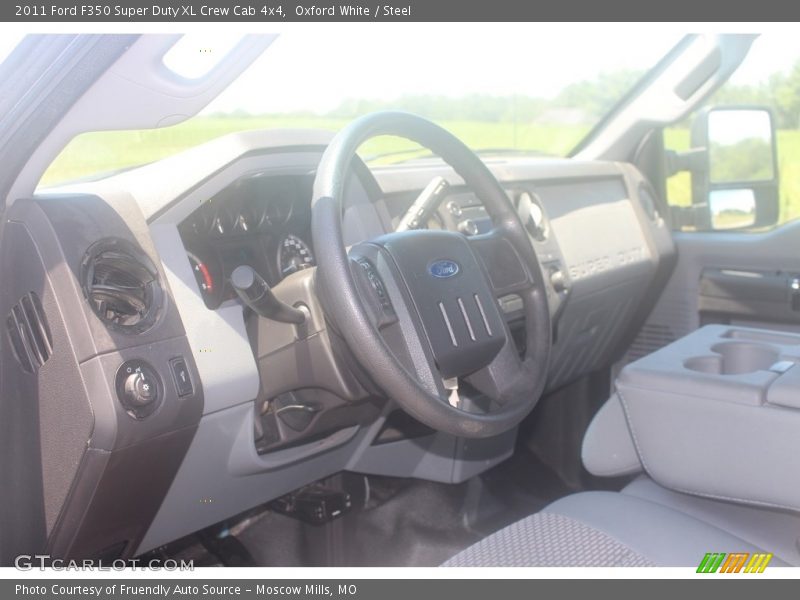 Oxford White / Steel 2011 Ford F350 Super Duty XL Crew Cab 4x4
