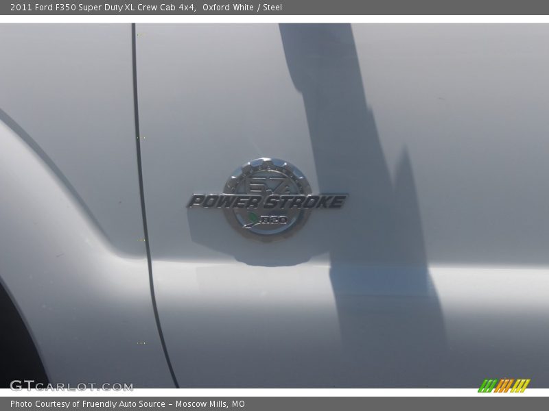 Oxford White / Steel 2011 Ford F350 Super Duty XL Crew Cab 4x4