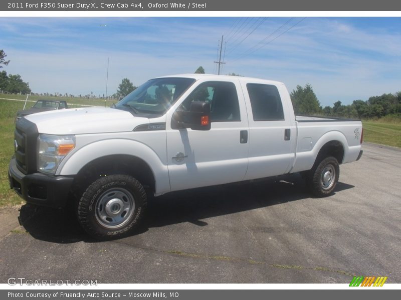 Oxford White / Steel 2011 Ford F350 Super Duty XL Crew Cab 4x4