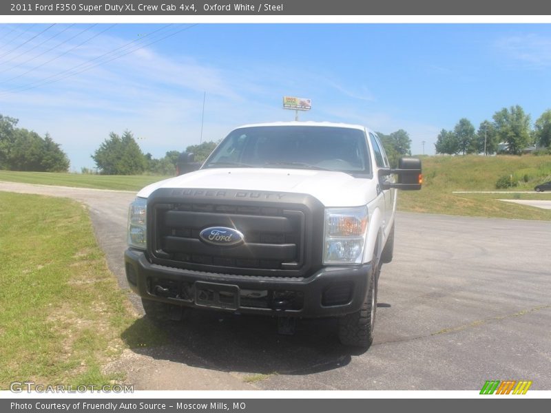 Oxford White / Steel 2011 Ford F350 Super Duty XL Crew Cab 4x4