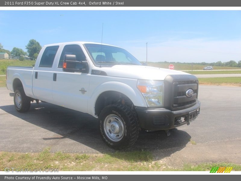 Oxford White / Steel 2011 Ford F350 Super Duty XL Crew Cab 4x4