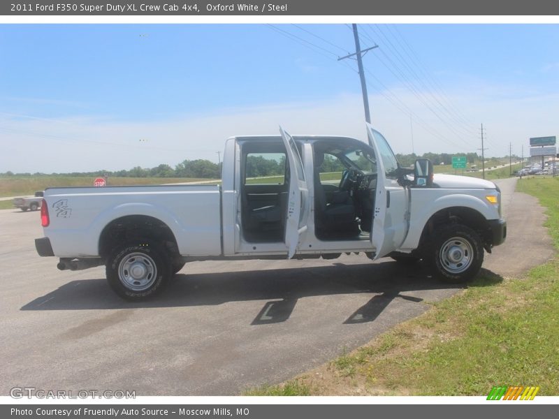 Oxford White / Steel 2011 Ford F350 Super Duty XL Crew Cab 4x4