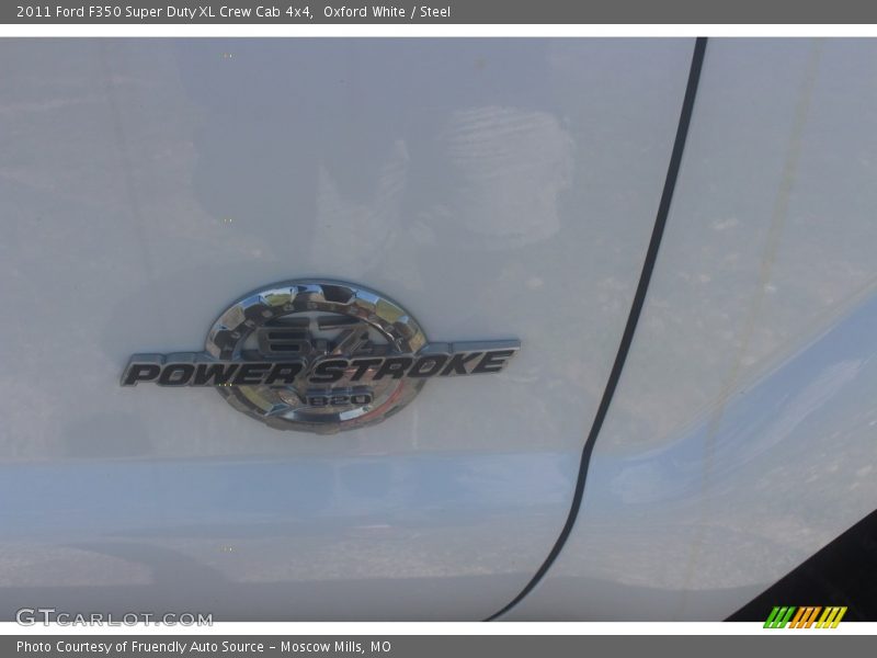 Oxford White / Steel 2011 Ford F350 Super Duty XL Crew Cab 4x4