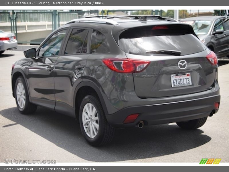 Metropolitan Gray Mica / Black 2013 Mazda CX-5 Touring