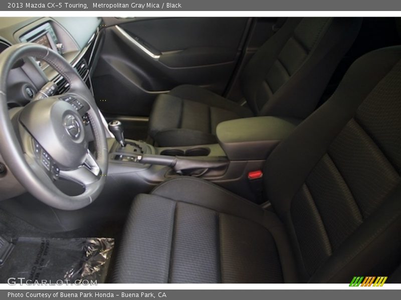 Metropolitan Gray Mica / Black 2013 Mazda CX-5 Touring