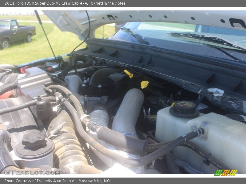 Oxford White / Steel 2011 Ford F350 Super Duty XL Crew Cab 4x4
