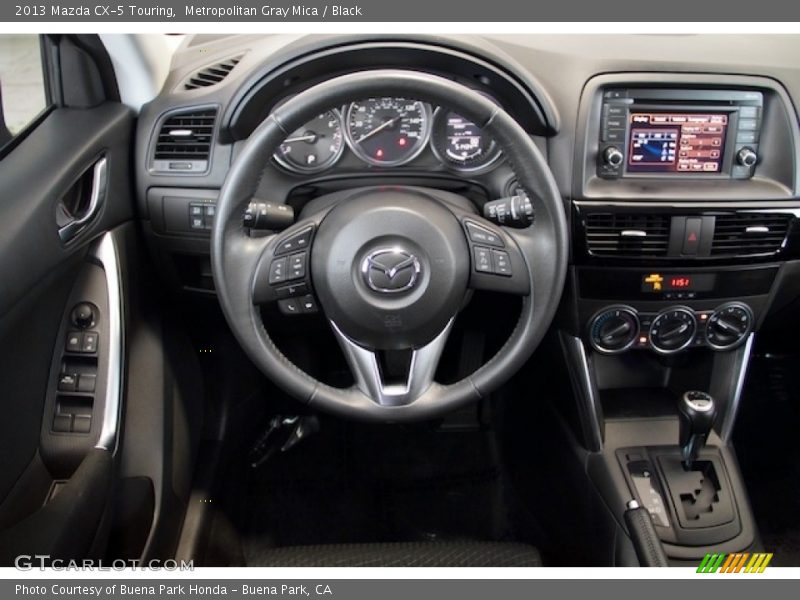 Metropolitan Gray Mica / Black 2013 Mazda CX-5 Touring