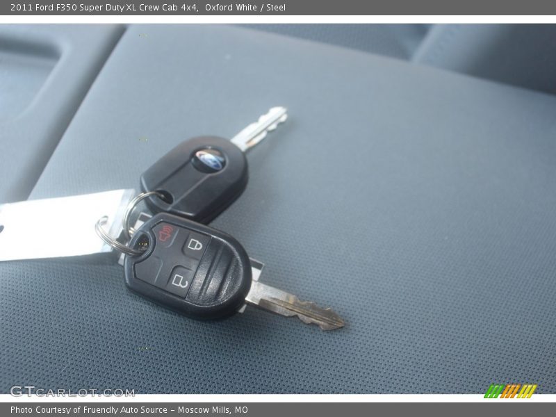 Oxford White / Steel 2011 Ford F350 Super Duty XL Crew Cab 4x4