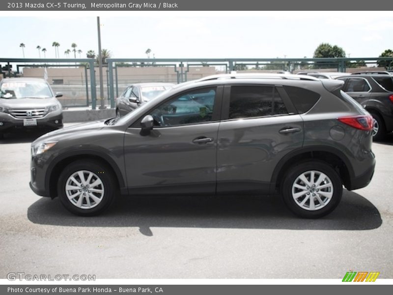 Metropolitan Gray Mica / Black 2013 Mazda CX-5 Touring