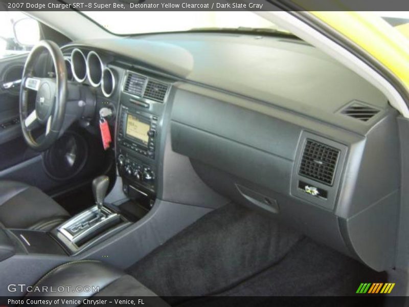 Detonator Yellow Clearcoat / Dark Slate Gray 2007 Dodge Charger SRT-8 Super Bee