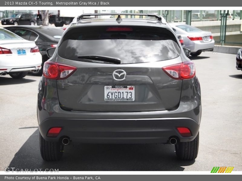 Metropolitan Gray Mica / Black 2013 Mazda CX-5 Touring
