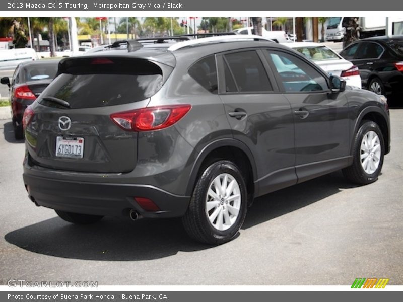 Metropolitan Gray Mica / Black 2013 Mazda CX-5 Touring