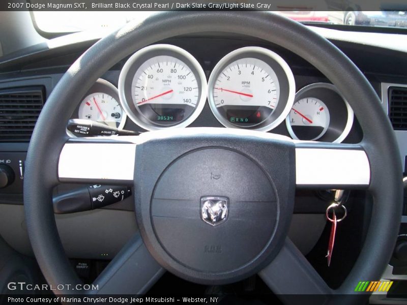 Brilliant Black Crystal Pearl / Dark Slate Gray/Light Slate Gray 2007 Dodge Magnum SXT