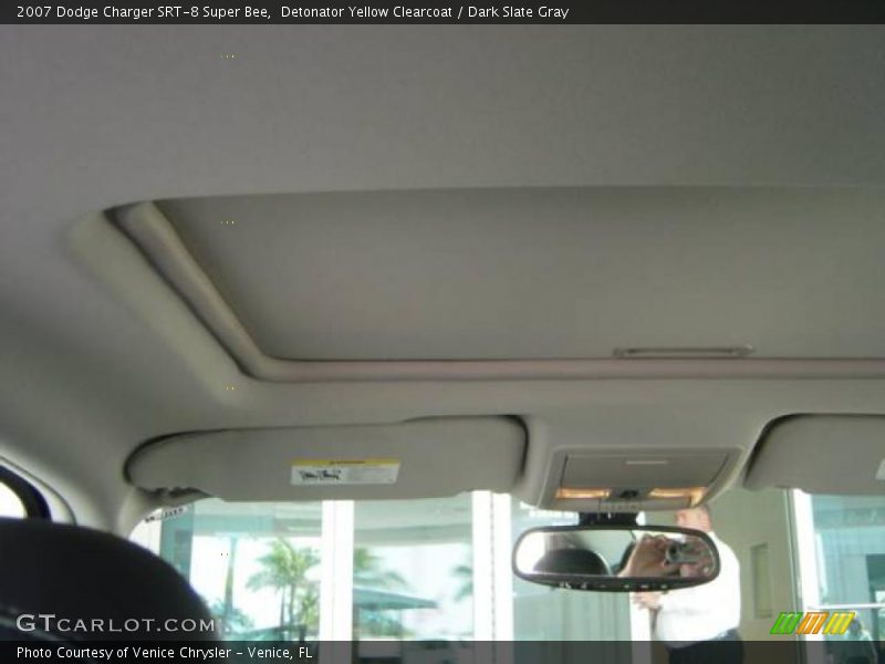 Detonator Yellow Clearcoat / Dark Slate Gray 2007 Dodge Charger SRT-8 Super Bee