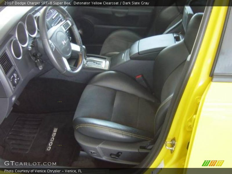 Detonator Yellow Clearcoat / Dark Slate Gray 2007 Dodge Charger SRT-8 Super Bee