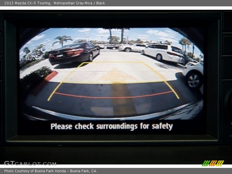 Metropolitan Gray Mica / Black 2013 Mazda CX-5 Touring