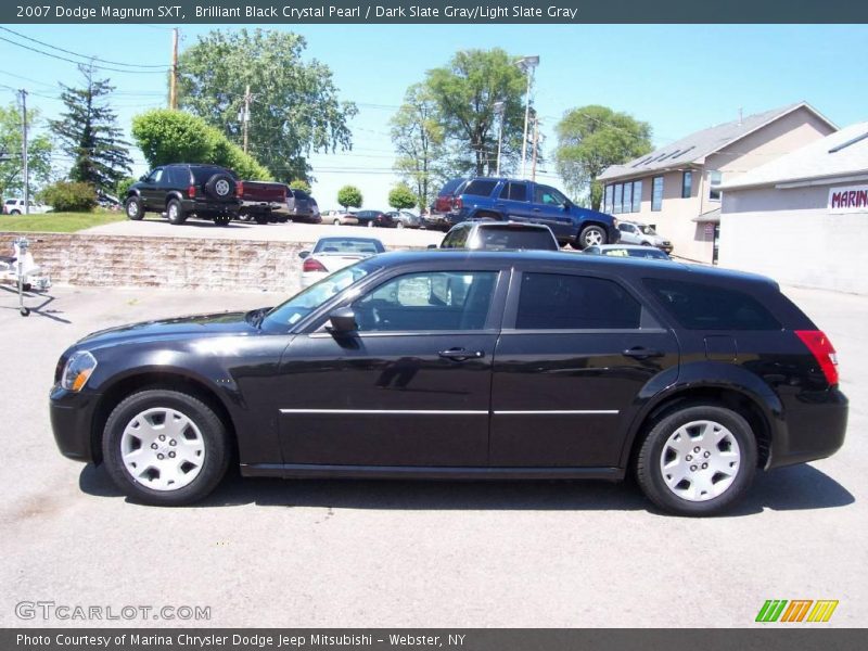 Brilliant Black Crystal Pearl / Dark Slate Gray/Light Slate Gray 2007 Dodge Magnum SXT