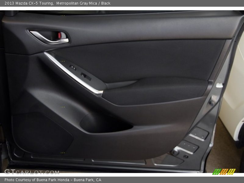 Metropolitan Gray Mica / Black 2013 Mazda CX-5 Touring
