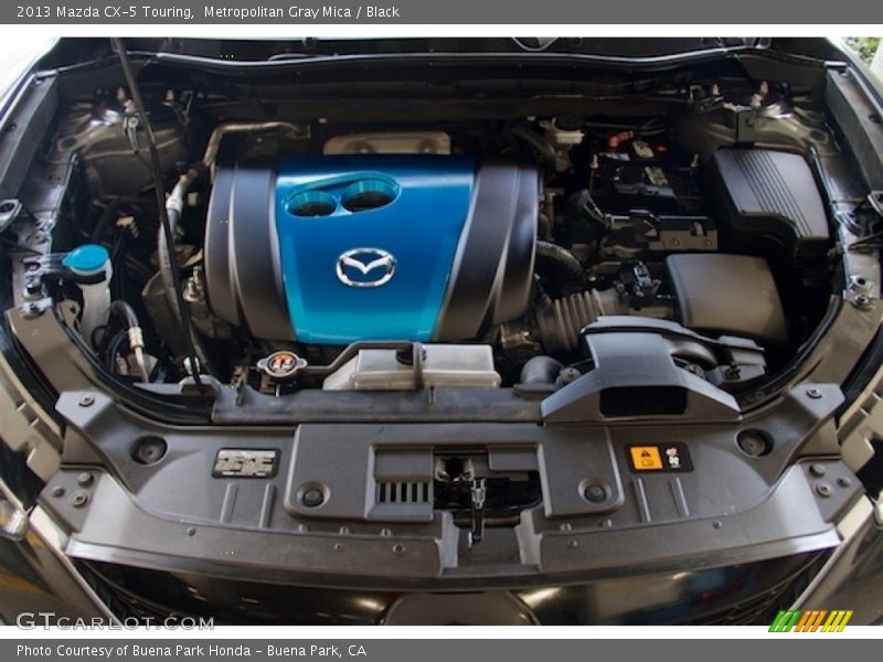 Metropolitan Gray Mica / Black 2013 Mazda CX-5 Touring