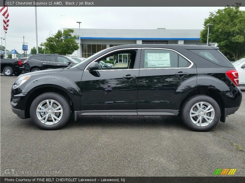Black / Jet Black 2017 Chevrolet Equinox LS AWD
