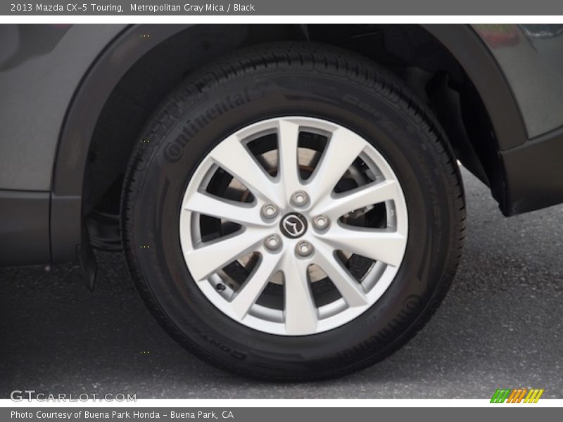Metropolitan Gray Mica / Black 2013 Mazda CX-5 Touring