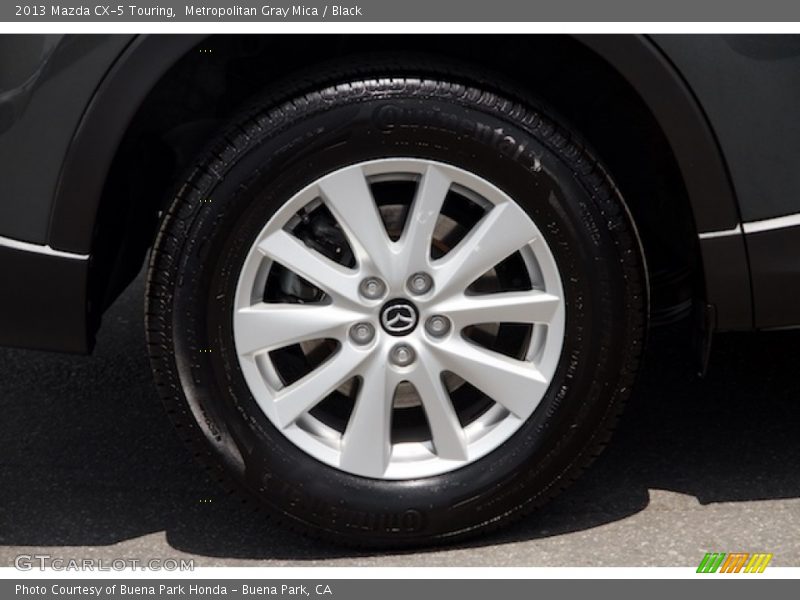 Metropolitan Gray Mica / Black 2013 Mazda CX-5 Touring