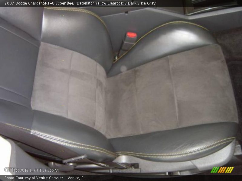 Detonator Yellow Clearcoat / Dark Slate Gray 2007 Dodge Charger SRT-8 Super Bee
