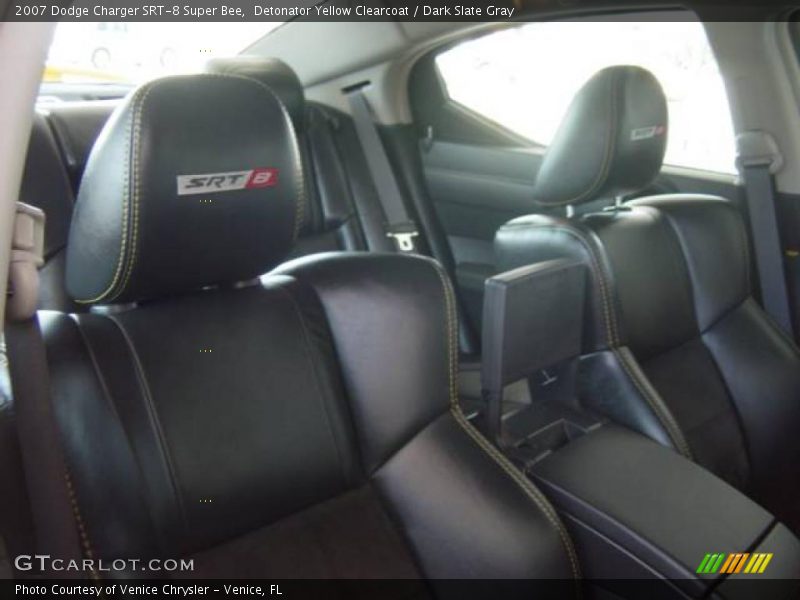 Detonator Yellow Clearcoat / Dark Slate Gray 2007 Dodge Charger SRT-8 Super Bee