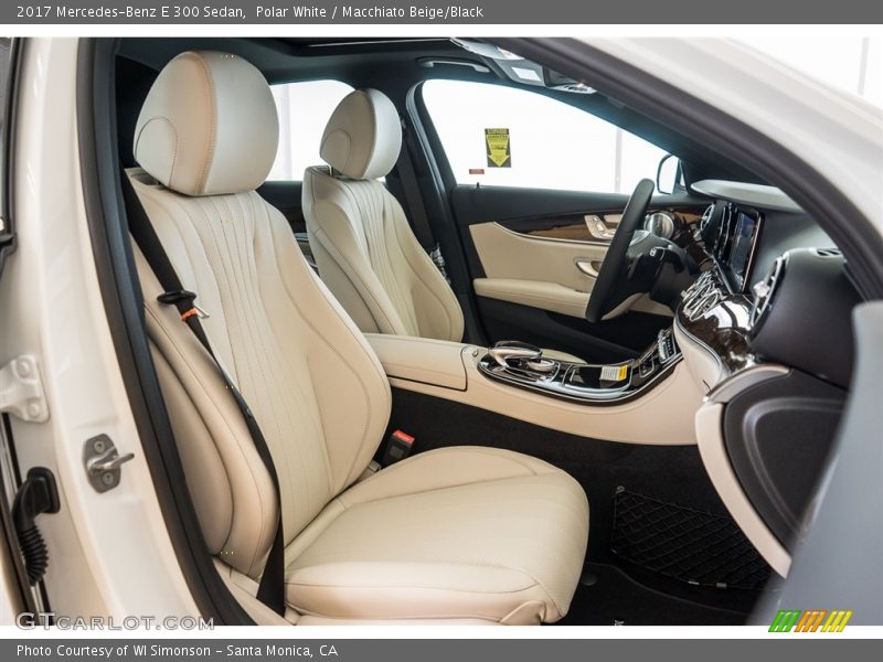  2017 E 300 Sedan Macchiato Beige/Black Interior