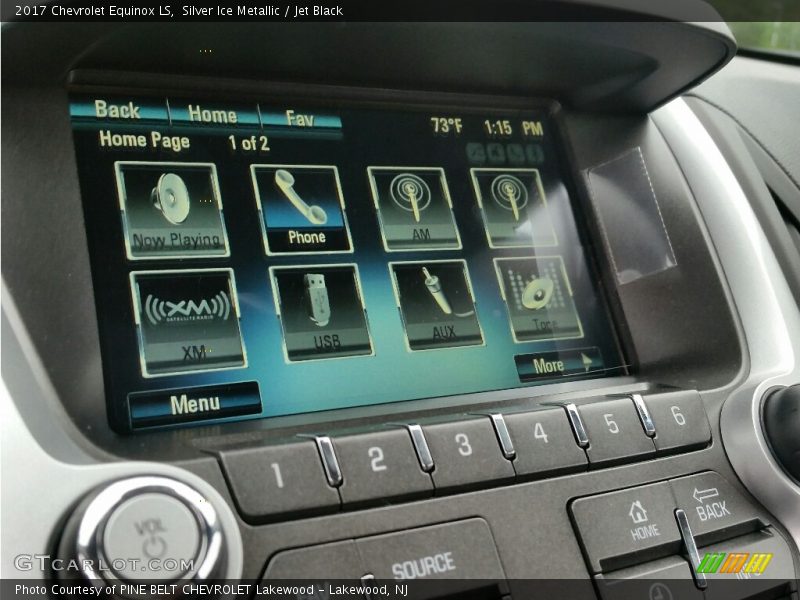 Silver Ice Metallic / Jet Black 2017 Chevrolet Equinox LS