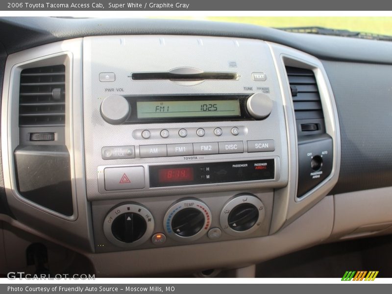 Super White / Graphite Gray 2006 Toyota Tacoma Access Cab