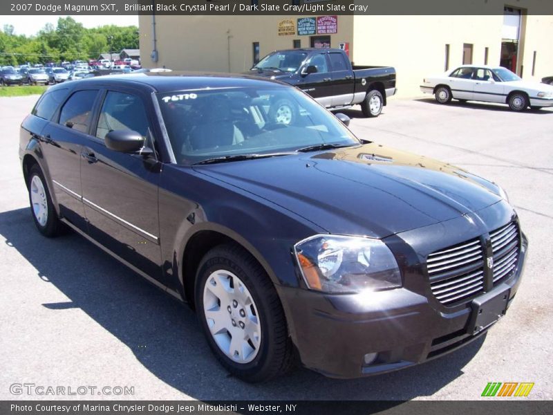 Brilliant Black Crystal Pearl / Dark Slate Gray/Light Slate Gray 2007 Dodge Magnum SXT