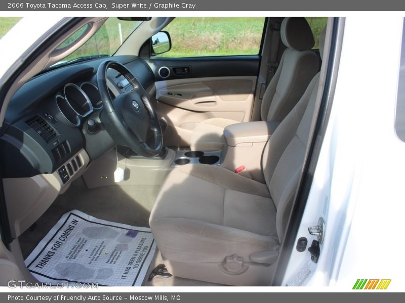 Super White / Graphite Gray 2006 Toyota Tacoma Access Cab