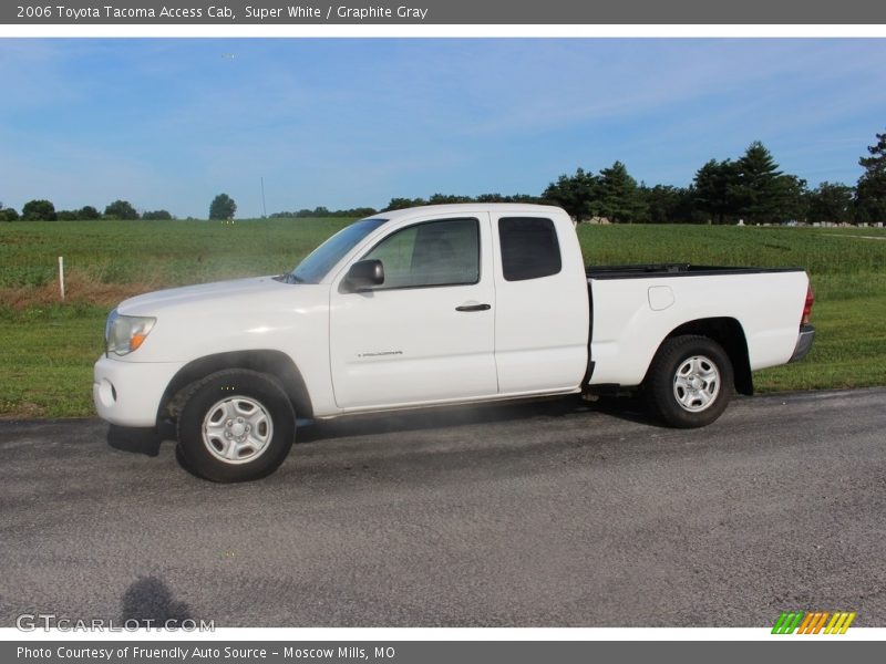 Super White / Graphite Gray 2006 Toyota Tacoma Access Cab