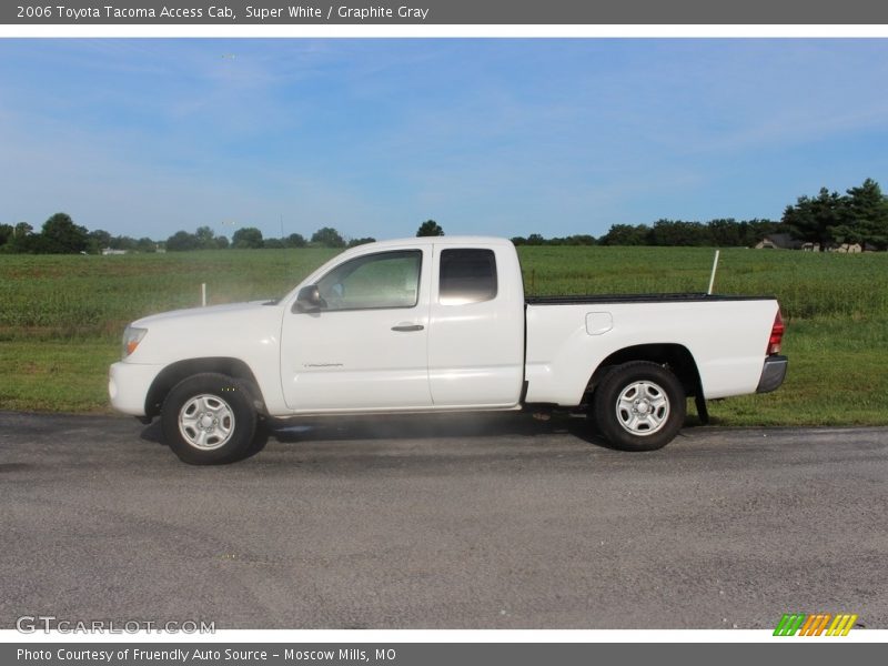Super White / Graphite Gray 2006 Toyota Tacoma Access Cab