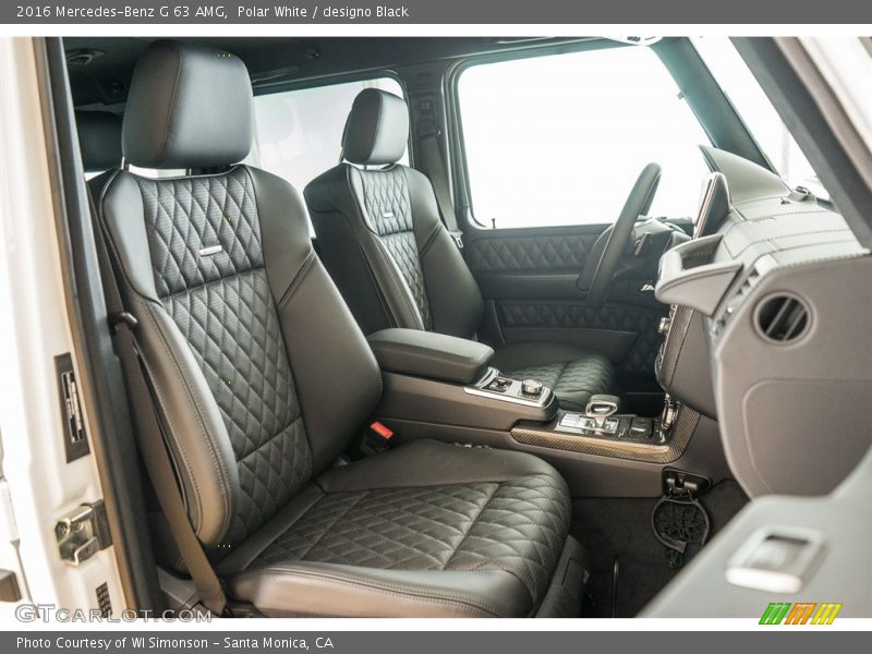 Polar White / designo Black 2016 Mercedes-Benz G 63 AMG