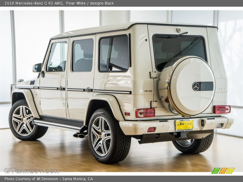 Polar White / designo Black 2016 Mercedes-Benz G 63 AMG