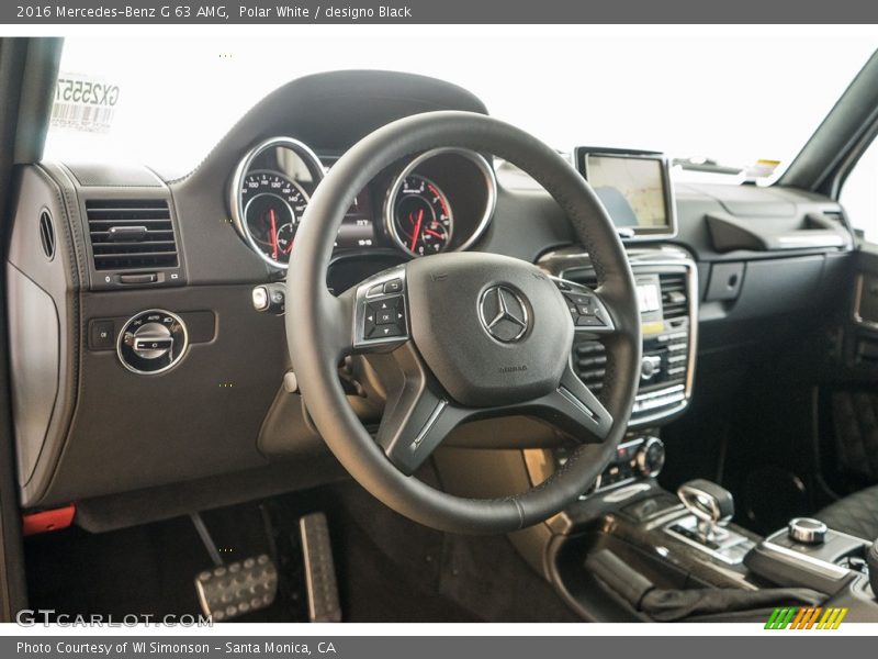 Polar White / designo Black 2016 Mercedes-Benz G 63 AMG