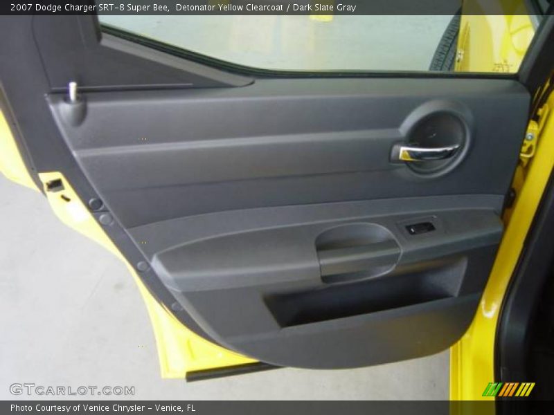 Detonator Yellow Clearcoat / Dark Slate Gray 2007 Dodge Charger SRT-8 Super Bee