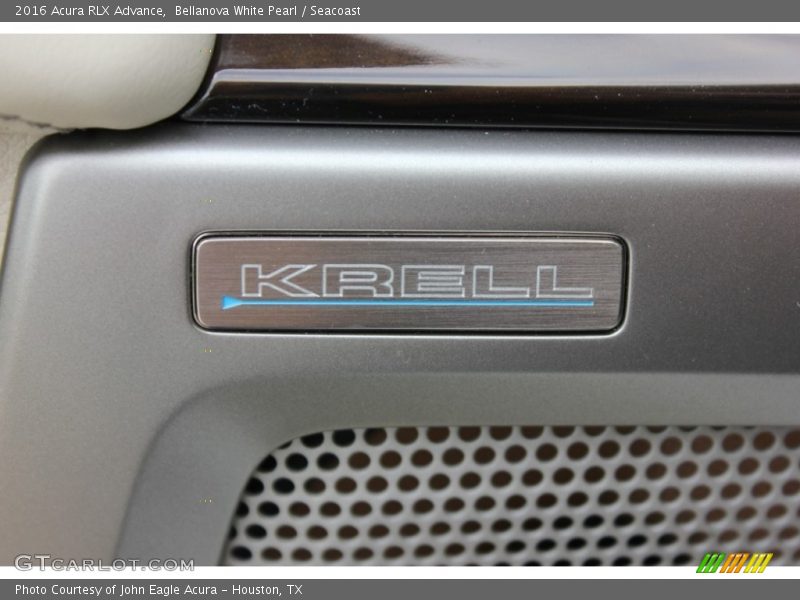 Bellanova White Pearl / Seacoast 2016 Acura RLX Advance