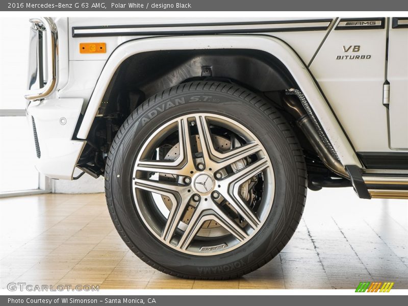 Polar White / designo Black 2016 Mercedes-Benz G 63 AMG