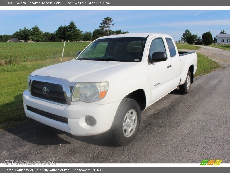 Super White / Graphite Gray 2006 Toyota Tacoma Access Cab
