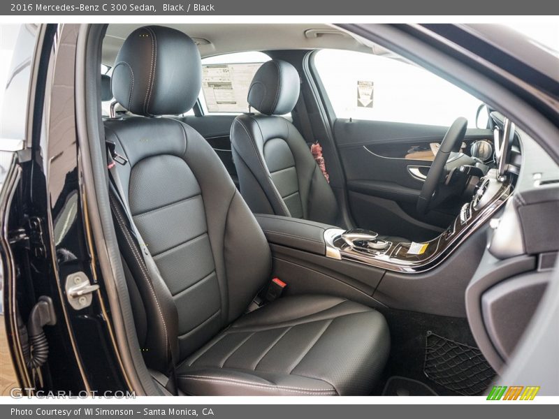Black / Black 2016 Mercedes-Benz C 300 Sedan