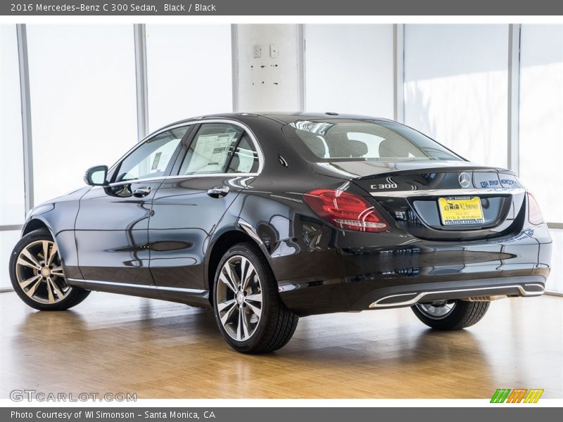 Black / Black 2016 Mercedes-Benz C 300 Sedan