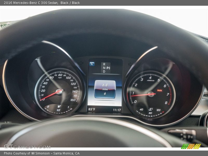 Black / Black 2016 Mercedes-Benz C 300 Sedan