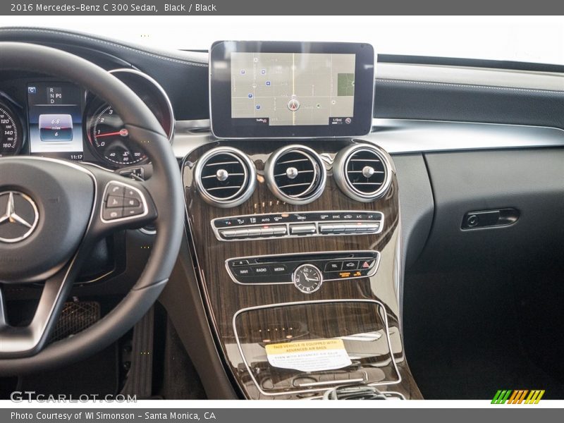 Black / Black 2016 Mercedes-Benz C 300 Sedan