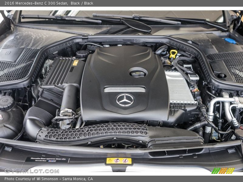 Black / Black 2016 Mercedes-Benz C 300 Sedan