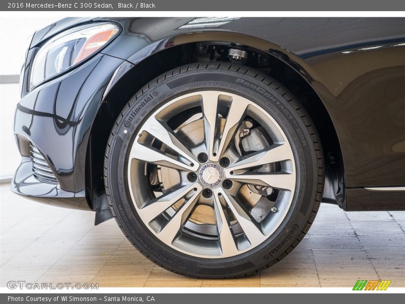 Black / Black 2016 Mercedes-Benz C 300 Sedan