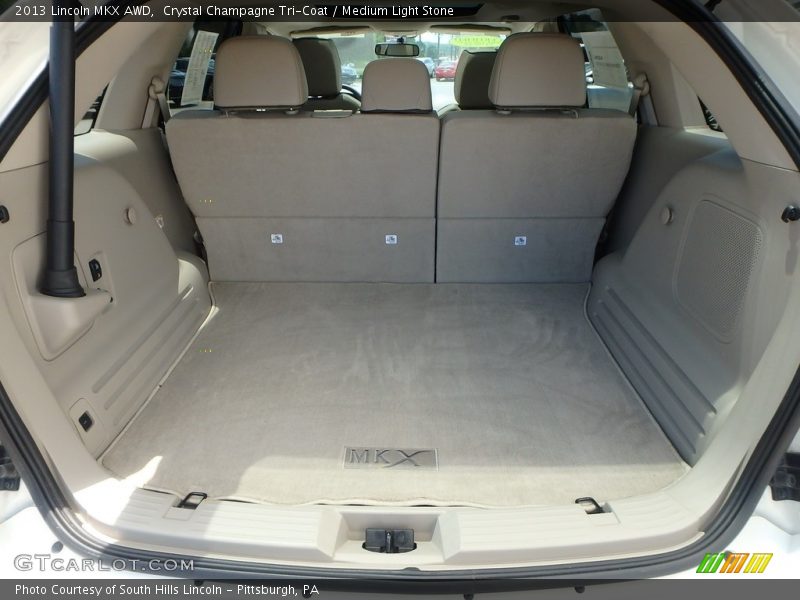 Crystal Champagne Tri-Coat / Medium Light Stone 2013 Lincoln MKX AWD